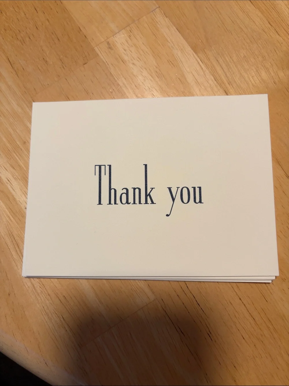 4 Crane Navy Thank You Note Cards